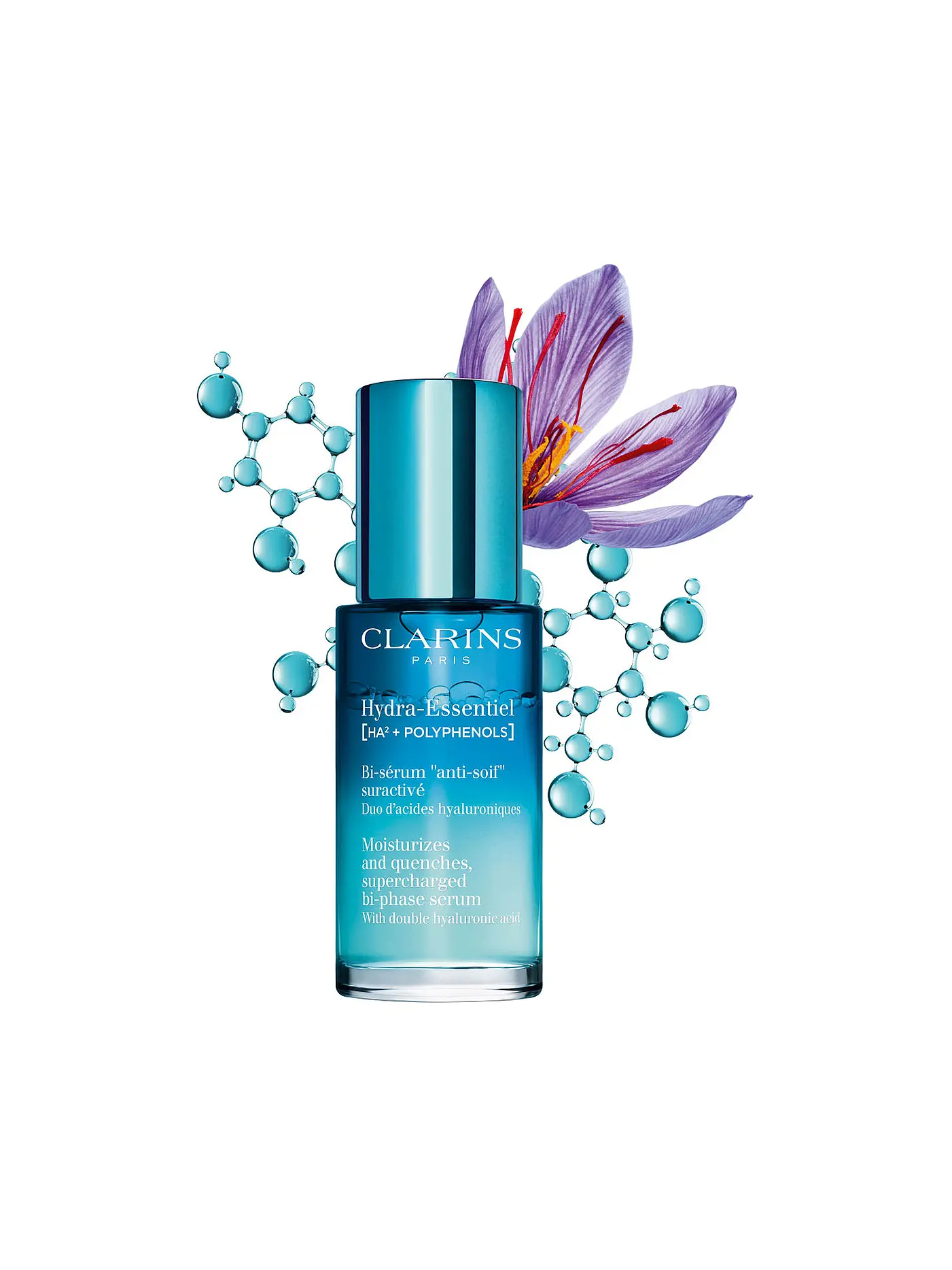 CLARINS | Hydra-Essentiel Bi-sérum "anti-soif" suractivé 30ml | 